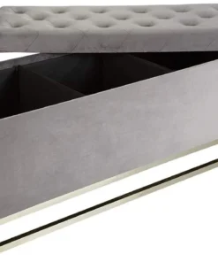 Inspire Me! Home Decor Jessica Storage Bench (2 Colors) Gold 8 Inspire Me! Home Decor Jessica Storage Bench (2 Colors) Gold