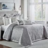 Cloud9d Amani Grey Quilt Set (2 Sizes) BEDDING
