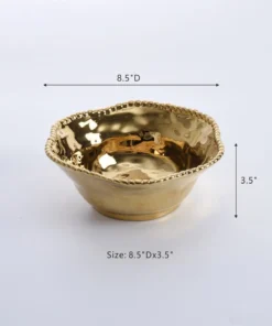 Inspire Me! Home Decor Gold Wavy Beaded Bowls (2 Sizes) 13 Inspire Me! Home Decor Gold Wavy Beaded Bowls (2 Sizes)
