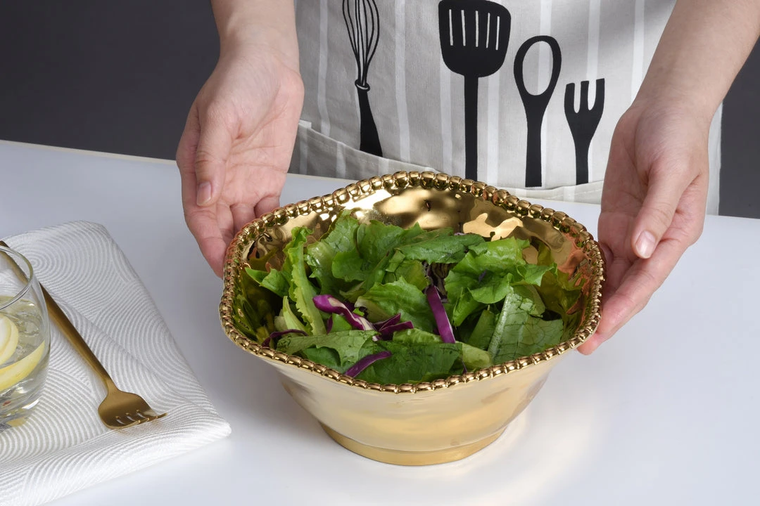 Inspire Me! Home Decor Gold Wavy Beaded Bowls (2 Sizes) 9 Inspire Me! Home Decor Gold Wavy Beaded Bowls (2 Sizes)