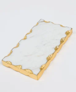 Inspire Me! Home Decor Mini Rectangular Marble Tray (2 Colors)