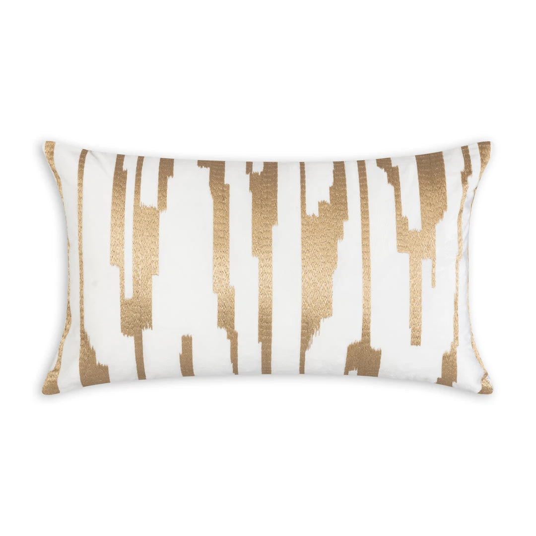 Cloud9d PILLOWS, RUGS, & THROWS Becca Ivory Gold Pillow - 14" X 20" 3 Cloud9d PILLOWS, RUGS, & THROWS Becca Ivory Gold Pillow - 14" X 20"