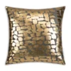 Cloud9d PILLOWS, RUGS, & THROWS Becca Charcoal Gold Pillow - 20" X 20"