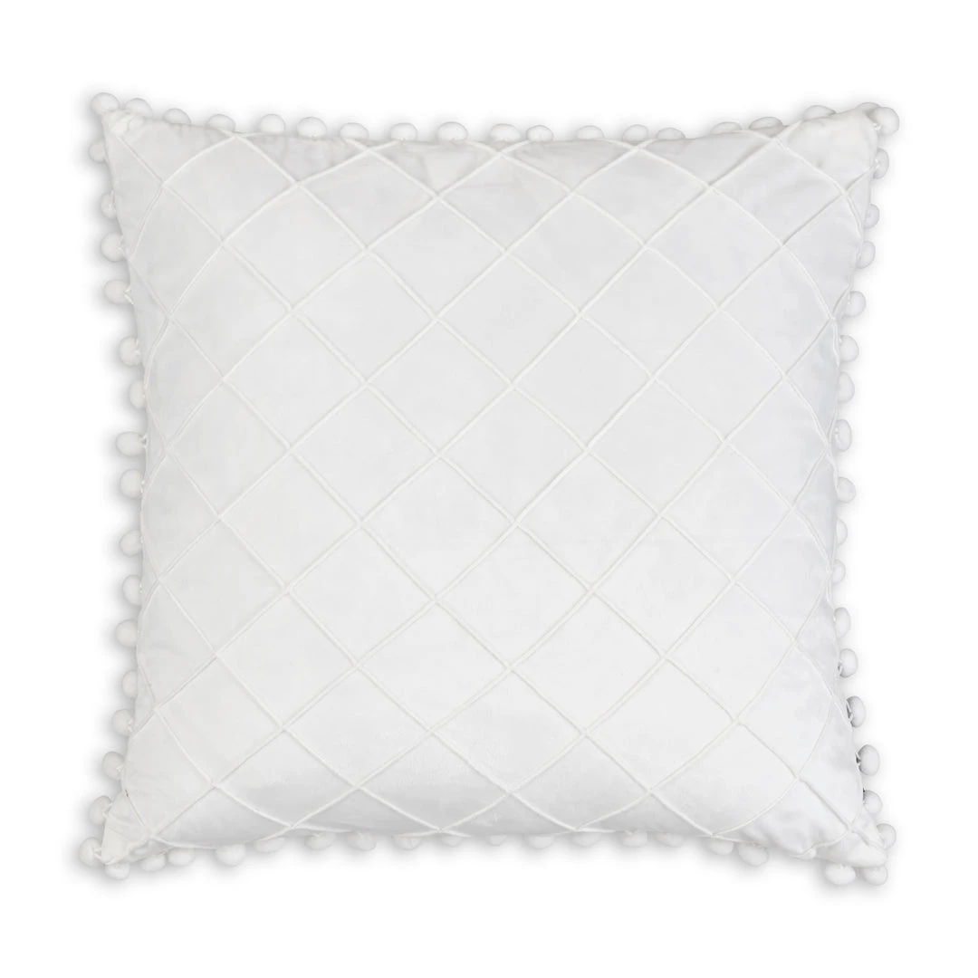 Cloud9d PILLOWS, RUGS, & THROWS Diamond White Pillow - 20" X 20" 3 Cloud9d PILLOWS, RUGS, & THROWS Diamond White Pillow - 20" X 20"
