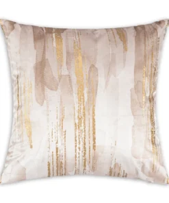 Cloud9d PILLOWS, RUGS, & THROWS Elise Ivory And Gold Pillow - 20