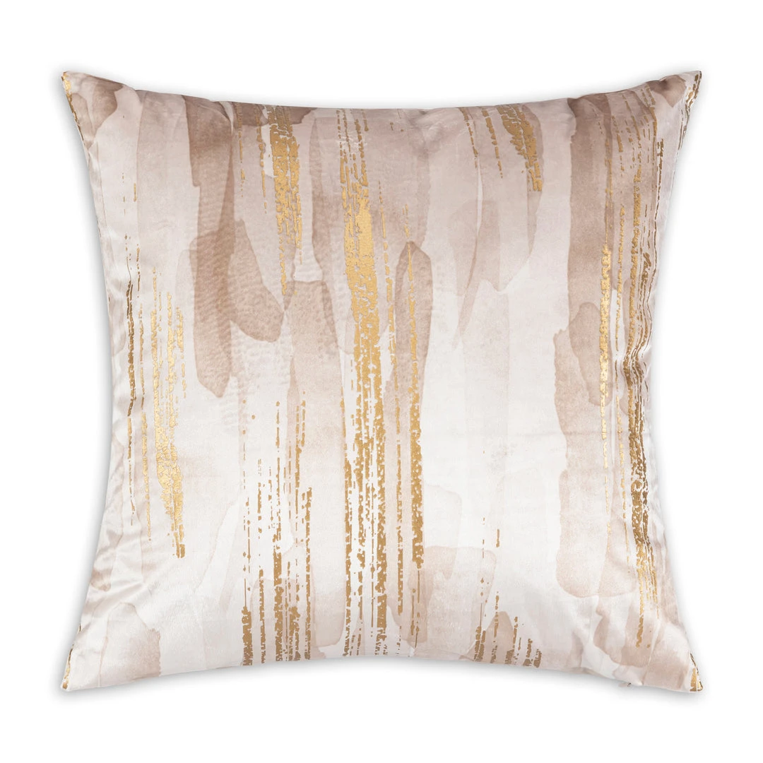 Cloud9d PILLOWS, RUGS, & THROWS Elise Ivory And Gold Pillow - 20" X 20" 3 Cloud9d PILLOWS, RUGS, & THROWS Elise Ivory And Gold Pillow - 20" X 20"