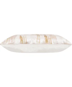 Cloud9d PILLOWS, RUGS, & THROWS Elise Ivory And Gold Pillow - 20" X 20" 6 Cloud9d PILLOWS, RUGS, & THROWS Elise Ivory And Gold Pillow - 20