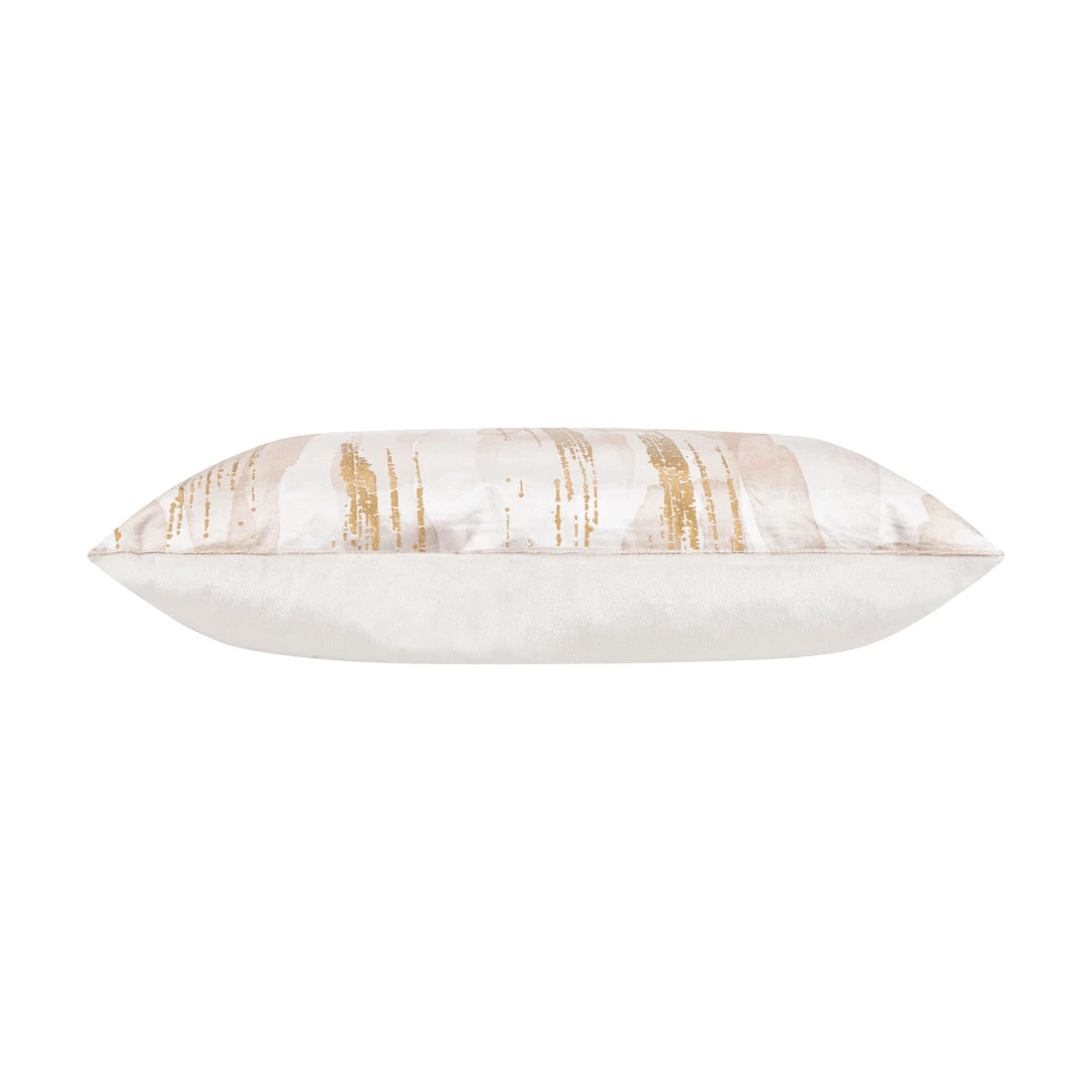 Cloud9d PILLOWS, RUGS, & THROWS Elise Ivory And Gold Pillow - 20" X 20" 4 Cloud9d PILLOWS, RUGS, & THROWS Elise Ivory And Gold Pillow - 20" X 20"