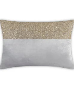 Cloud9d PILLOWS, RUGS, & THROWS Lena - Grey Velvet Pillow 5