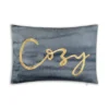 Cloud9d Digital Printed Fabric Pillow W/ Metallic Emdroidery (2 Colors) - 18" X 12" PILLOWS, RUGS, & THROWS 1 Cloud9d Digital Printed Fabric Pillow W/ Metallic Emdroidery (2 Colors) - 18" X 12" PILLOWS, RUGS, & THROWS