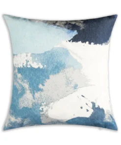 Cloud9d Digital Printed Fabric Pillow W/ Rose Gold Metallic Print (2 Colors) - Style 1 - 18" X 18" PILLOWS, RUGS, & THROWS