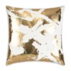 Cloud9d Zara Ivory Gold Pillow - 22" X 22" 2 Cloud9d Zara Ivory Gold Pillow - 22" X 22"