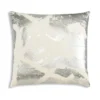 Cloud9d Zara - Ivory Velvet Pillow W/ Abstract Silver Foil - 22" X 22" PILLOWS, RUGS, & THROWS 1 Cloud9d Zara - Ivory Velvet Pillow W/ Abstract Silver Foil - 22" X 22" PILLOWS, RUGS, & THROWS