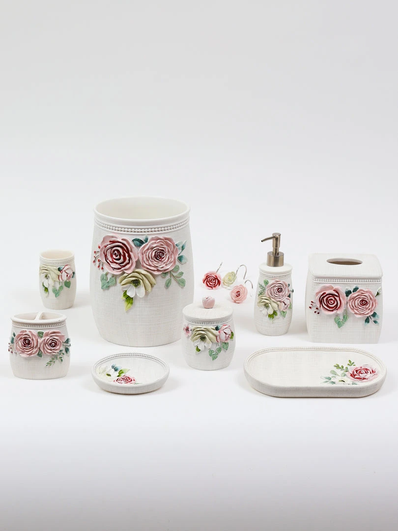 Inspire Me! Home Decor Spring Garden Bath Collection (11 Items) 4 Inspire Me! Home Decor Spring Garden Bath Collection (11 Items)