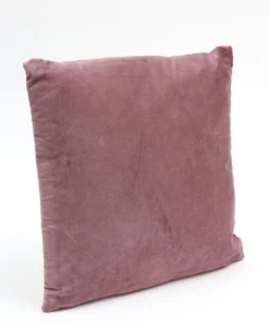 Inspire Me! Home Decor Mauve Velvet Pillow PILLOWS, RUGS, & THROWS