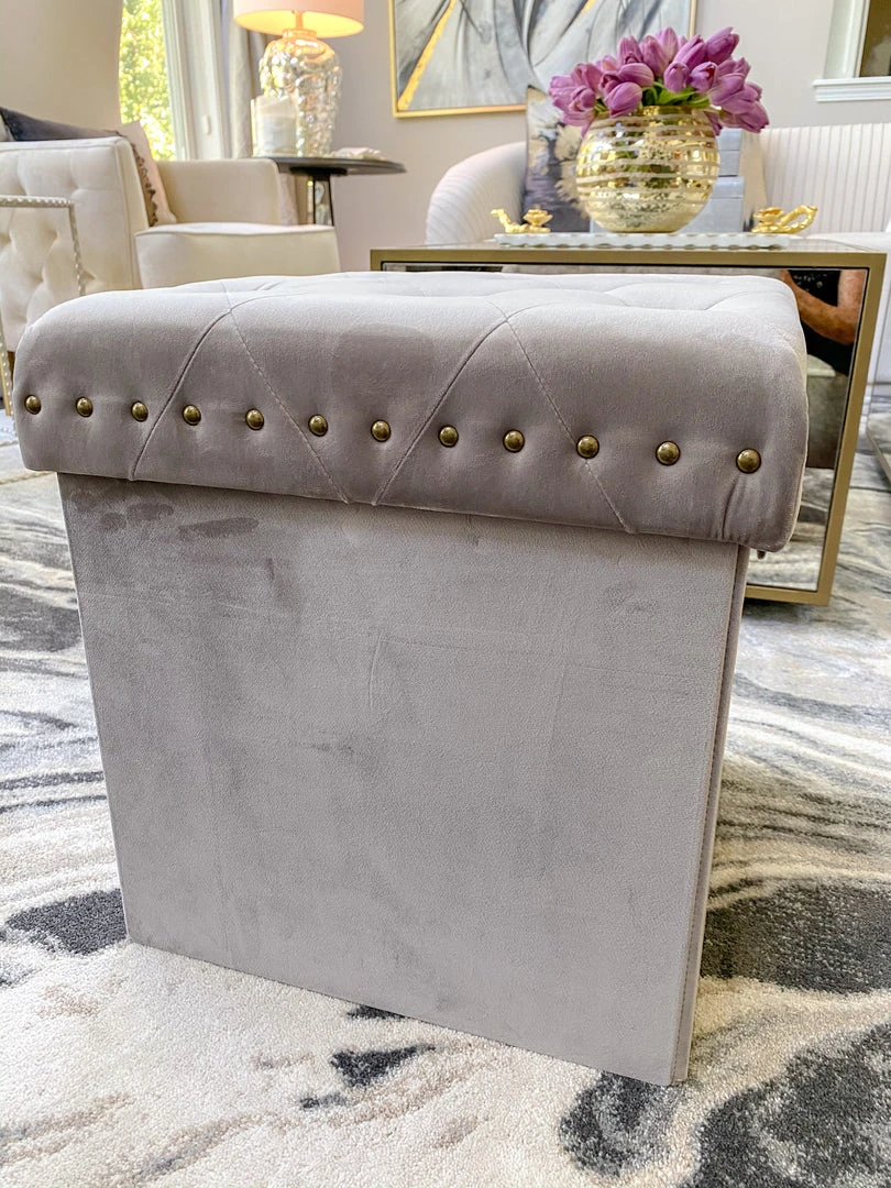 Inspire Me! Home Decor Gold Anastasia Storage Ottoman (4 Colors) 13 Inspire Me! Home Decor Gold Anastasia Storage Ottoman (4 Colors)