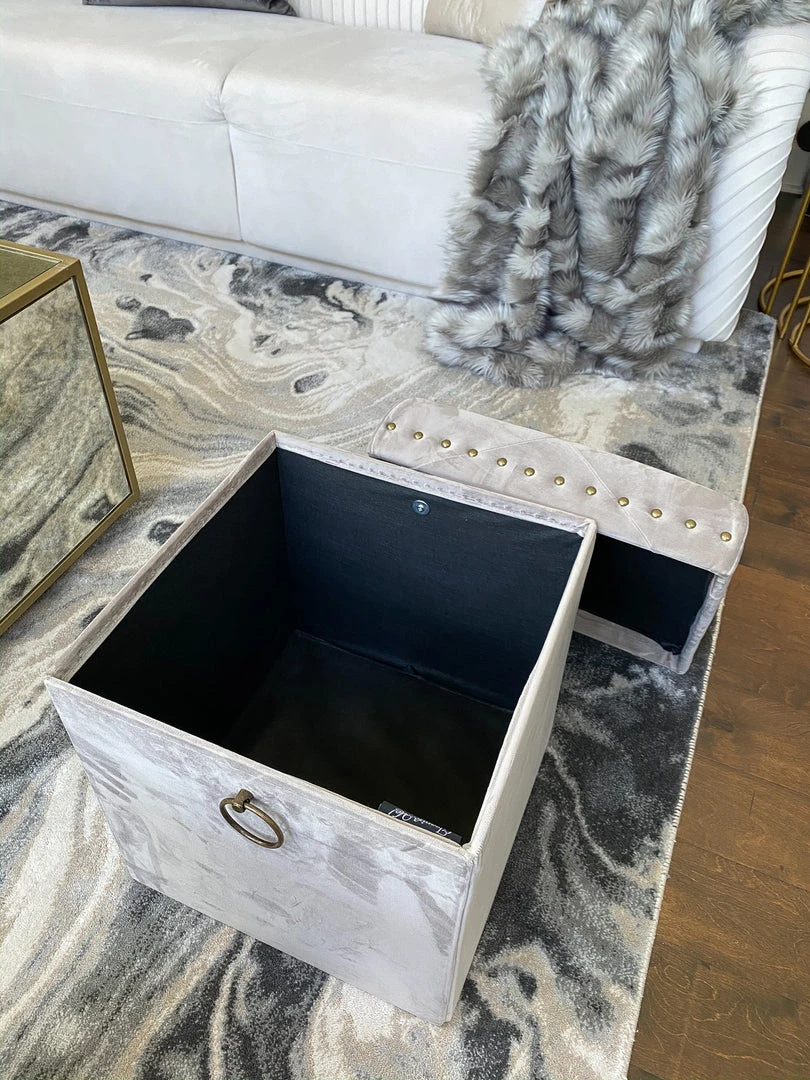 Inspire Me! Home Decor Gold Anastasia Storage Ottoman (4 Colors) 12 Inspire Me! Home Decor Gold Anastasia Storage Ottoman (4 Colors)