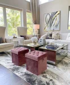 Inspire Me! Home Decor Gold Anastasia Storage Ottoman (4 Colors) 16 Inspire Me! Home Decor Gold Anastasia Storage Ottoman (4 Colors)