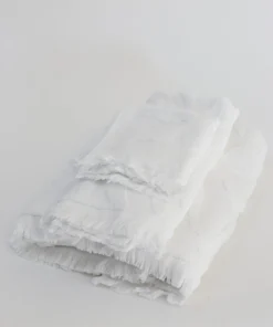 Inspire Me! Home Decor White Heathered Stripe Towel (3 Sizes)