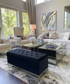 Inspire Me! Home Decor Jessica Storage Bench (2 Colors) Gold 9 Inspire Me! Home Decor Jessica Storage Bench (2 Colors) Gold