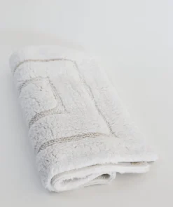 Inspire Me! Home Decor White Bath Rug