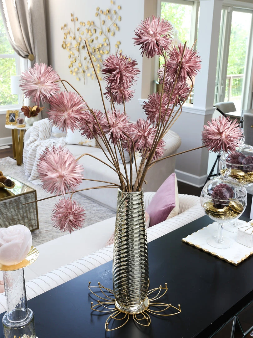 Inspire Me! Home Decor Soft Purple Allium Spray 5 Inspire Me! Home Decor Soft Purple Allium Spray