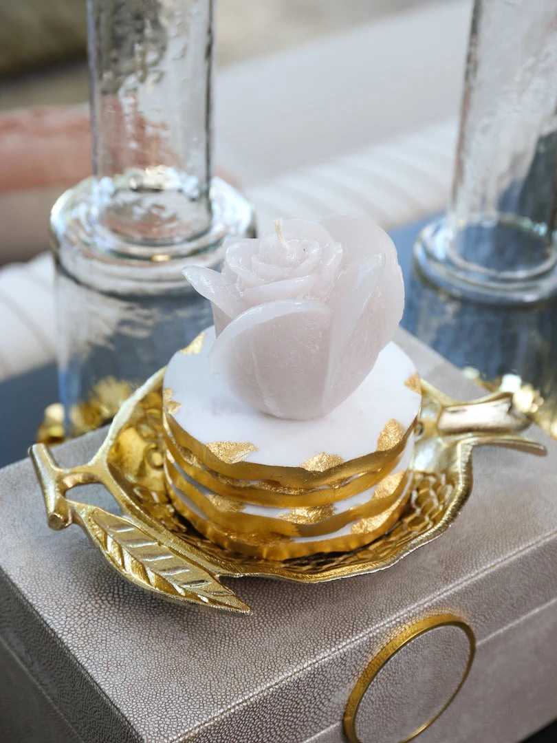 Inspire Me! Home Decor Ivory Rose Candle (3 Sizes) 5 Inspire Me! Home Decor Ivory Rose Candle (3 Sizes)