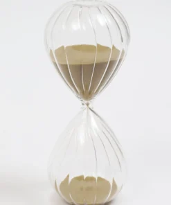 Inspire Me! Home Decor Glass Hourglass With Gold Sand