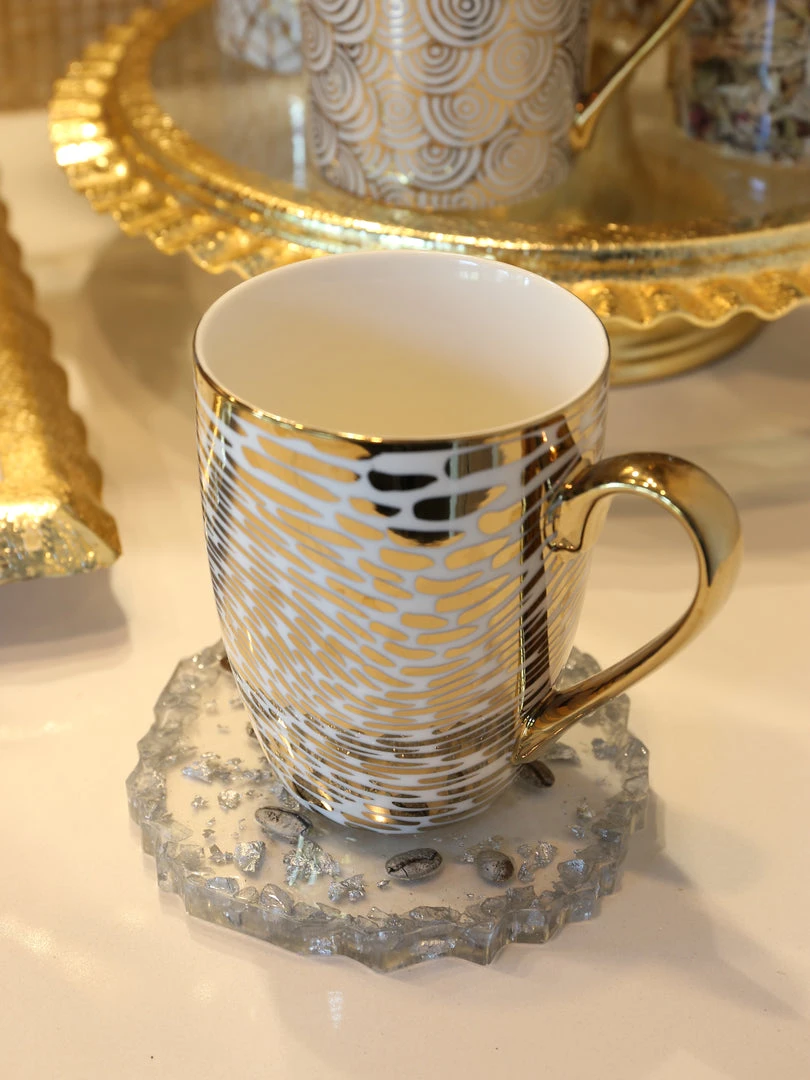 Inspire Me! Home Decor Stone Resin Coffee Bean Coaster (2 Colors) 7 Inspire Me! Home Decor Stone Resin Coffee Bean Coaster (2 Colors)