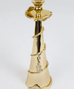 Inspire Me! Home Decor Gold Candle Holder Leaf Design (2 Sizes) 10 Inspire Me! Home Decor Gold Candle Holder Leaf Design (2 Sizes)