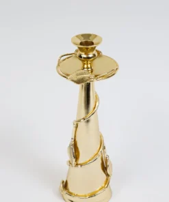 Inspire Me! Home Decor Gold Candle Holder Leaf Design (2 Sizes) 11 Inspire Me! Home Decor Gold Candle Holder Leaf Design (2 Sizes)