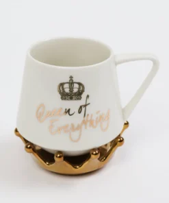 Inspire Me! Home Decor Queen Of Everything Mug Gold