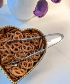 Inspire Me! Home Decor Silver Tongs With Gold Dots