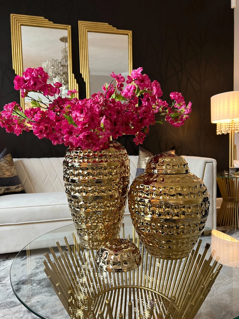 Inspire Me! Home Decor Gold Hammered Ginger Jar (2 Sizes) 4 Inspire Me! Home Decor Gold Hammered Ginger Jar (2 Sizes)