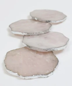 Inspire Me! Home Decor Rose Quartz Coasters (2 Colors) 15 Inspire Me! Home Decor Rose Quartz Coasters (2 Colors)