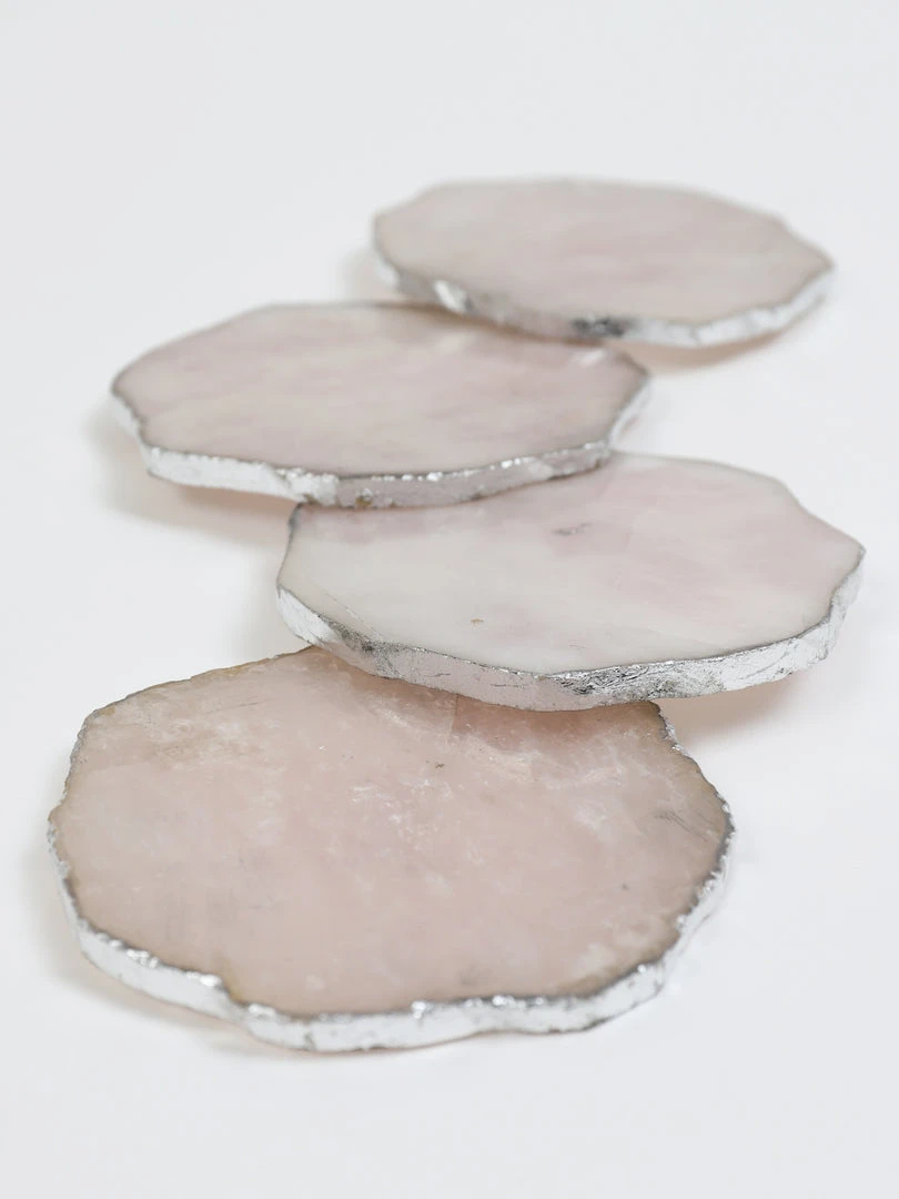 Inspire Me! Home Decor Rose Quartz Coasters (2 Colors) 9 Inspire Me! Home Decor Rose Quartz Coasters (2 Colors)