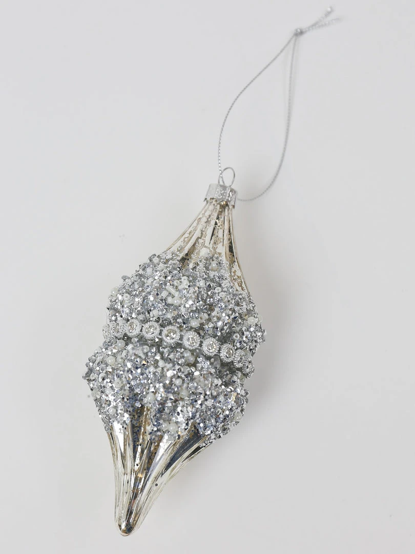 Inspire Me! Home Decor Glass Drop Ornaments (2 Colors) 5 Inspire Me! Home Decor Glass Drop Ornaments (2 Colors)