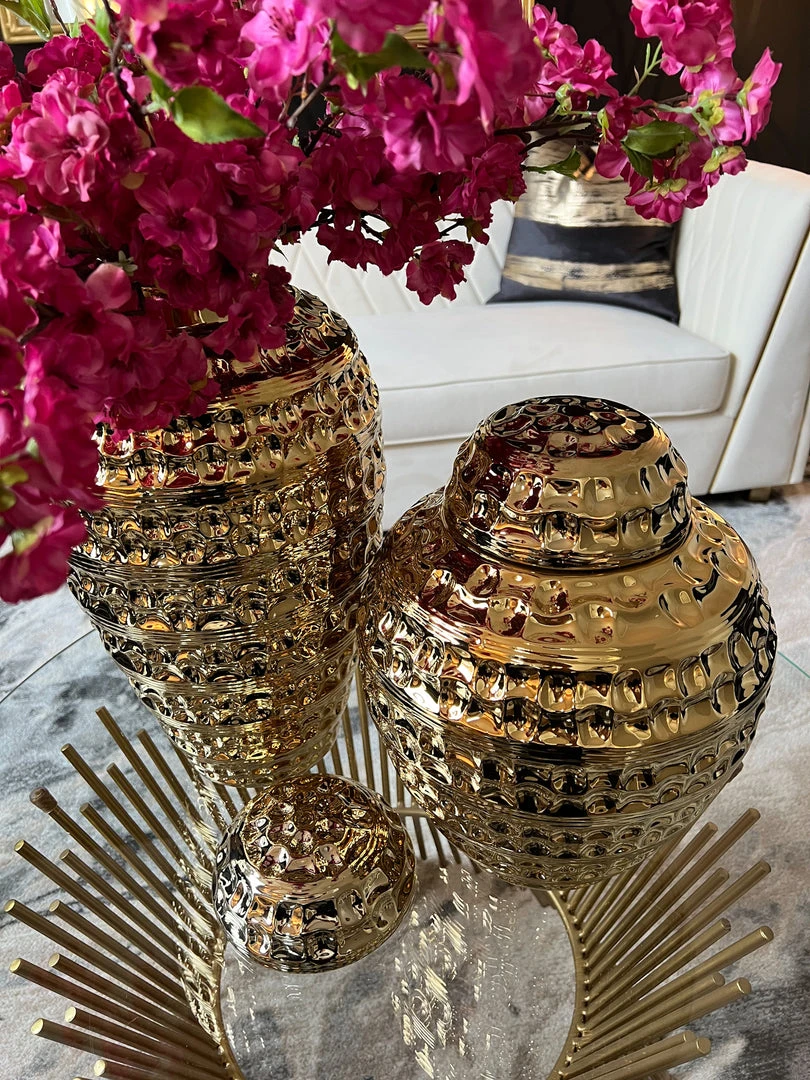 Inspire Me! Home Decor Gold Hammered Ginger Jar (2 Sizes) 6 Inspire Me! Home Decor Gold Hammered Ginger Jar (2 Sizes)