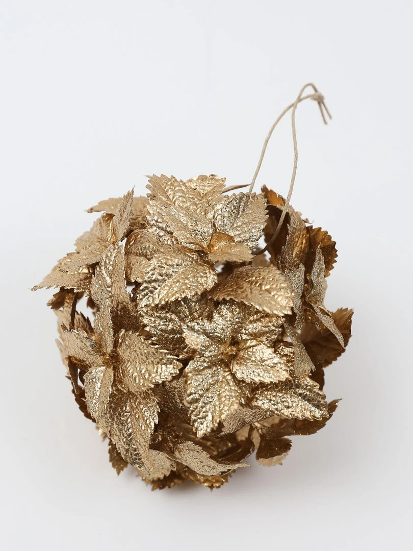 Inspire Me! Home Decor Gold Leaf Orb Ornaments (2 Colors) 7 Inspire Me! Home Decor Gold Leaf Orb Ornaments (2 Colors)