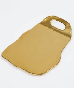 Inspire Me! Home Decor Gold Tray With Handle
