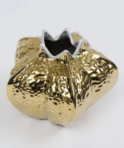 Inspire Me! Home Decor Gold Pomegranate Vase (2 Sizes)