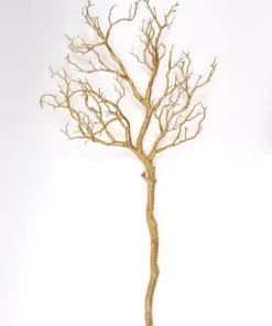 Inspire Me! Home Decor 37" Gold Metallic Manzanita Branch