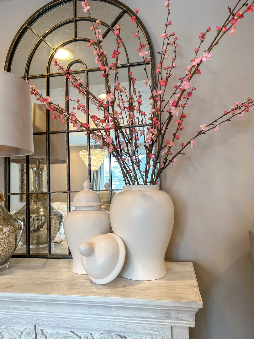 Inspire Me! Home Decor Smooth White Ginger Jar (2 Sizes) 3 Inspire Me! Home Decor Smooth White Ginger Jar (2 Sizes)