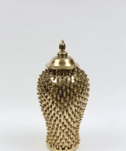 Inspire Me! Home Decor Gold Studded Ginger Jar (3 Sizes) 27 Inspire Me! Home Decor Gold Studded Ginger Jar (3 Sizes)