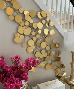 Inspire Me! Home Decor WALL ART & MIRRORS Golden Circles Wall Art