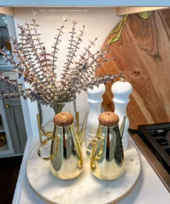 Inspire Me! Home Decor 21" Purple Tones Floral Bundle (6 Stems)