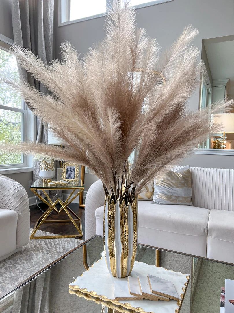 Inspire Me! Home Decor 47" Cream Feather Pampas Stem PRE-ORDER Floral Stems 3 Inspire Me! Home Decor 47" Cream Feather Pampas Stem PRE-ORDER Floral Stems