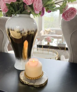 Inspire Me! Home Decor Beaded Round Decorative Plate (2 Colors) 14 Inspire Me! Home Decor Beaded Round Decorative Plate (2 Colors)