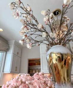 Inspire Me! Home Decor Cream Magnolia Branch Stem