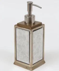 Inspire Me! Home Decor Antique Mirror Patterned Bath Collection (7 Items) Silver 16 Inspire Me! Home Decor Antique Mirror Patterned Bath Collection (7 Items) Silver